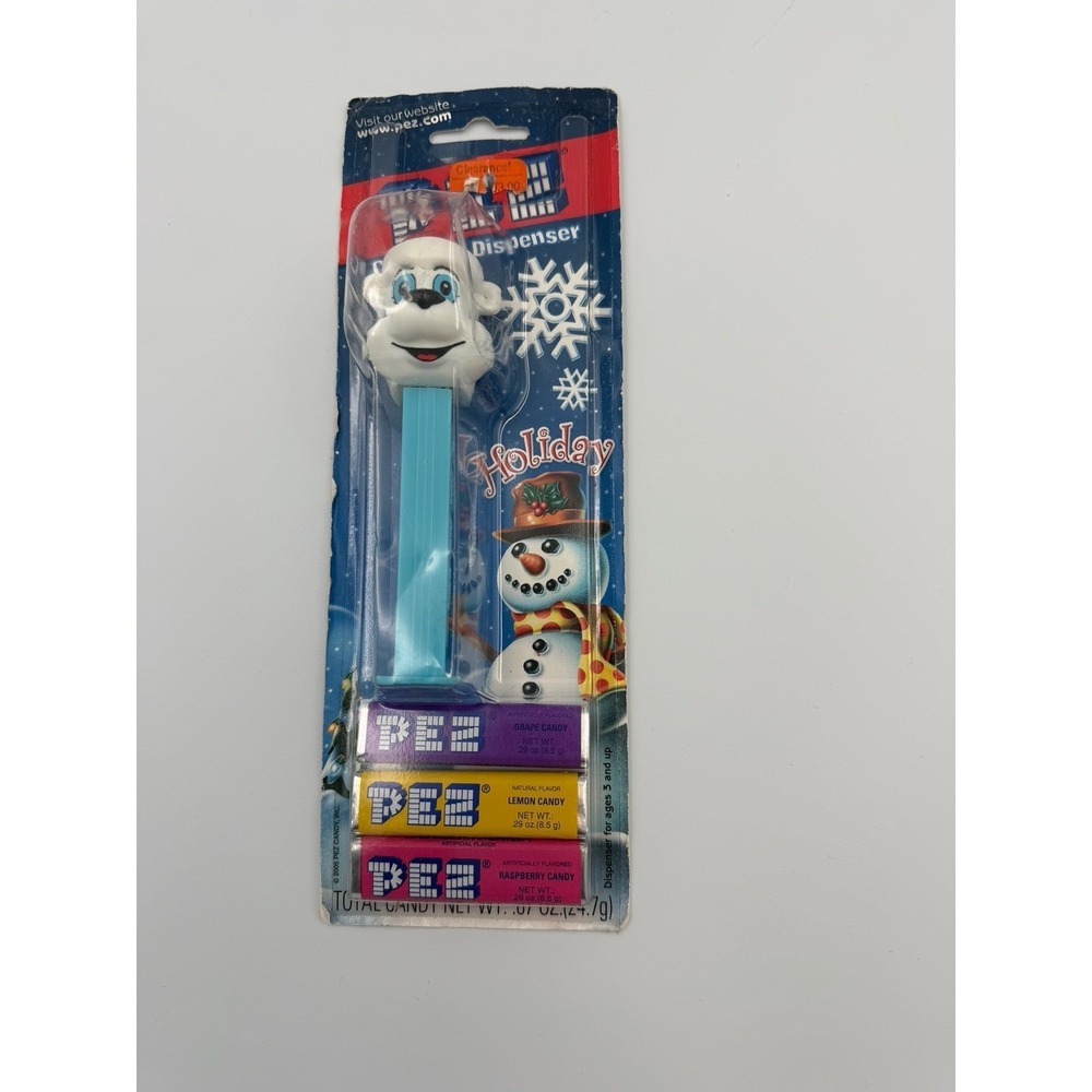 PEZ  ICEE BEAR  DATED ON PACKAGE 2005  PEZ CANDY INC HOLIDAY  NIB
